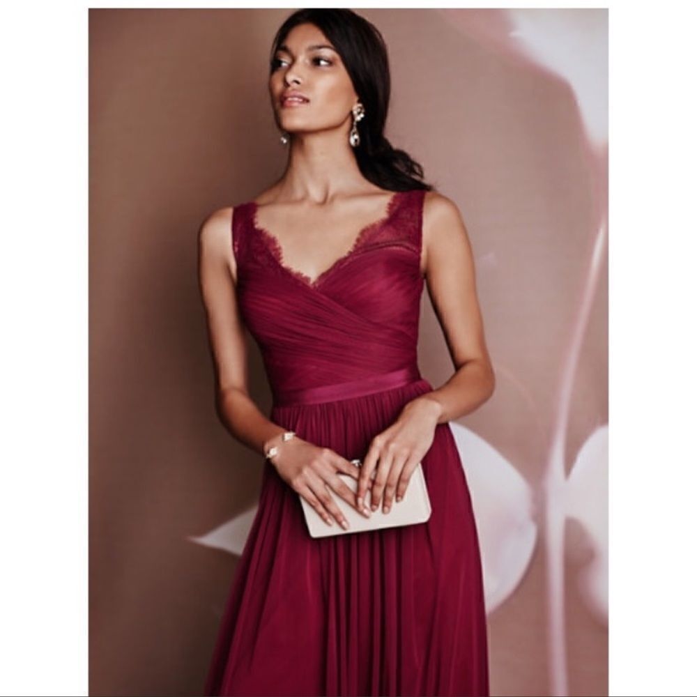 BHLDN - Hitherto Fleur Black Cherry Dress Nouvelle